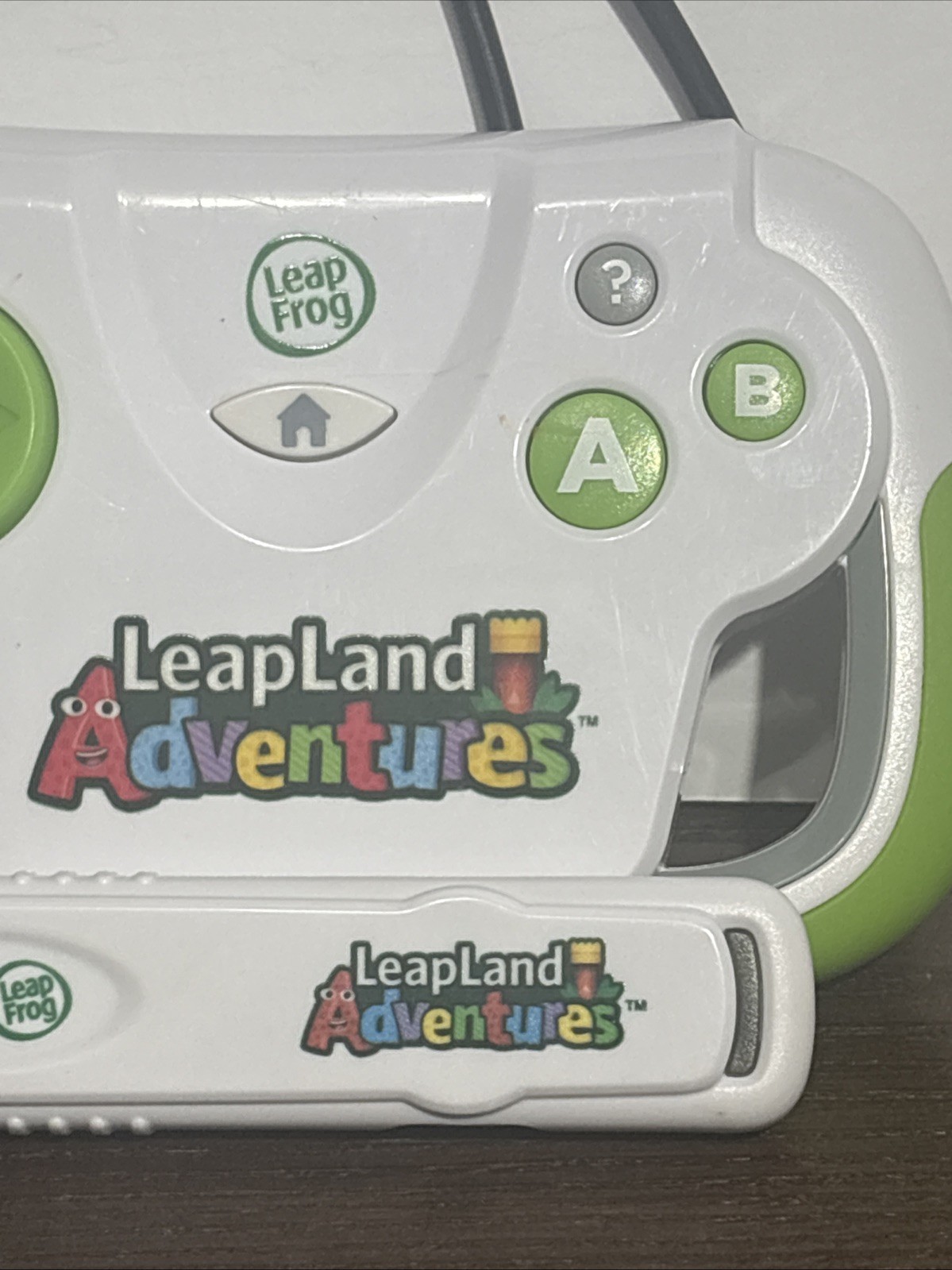 LEAPFROG LEAPLAND ADVENTURES LEARNING VIDEO GAME Works ABC 123 Color Shapes PreK