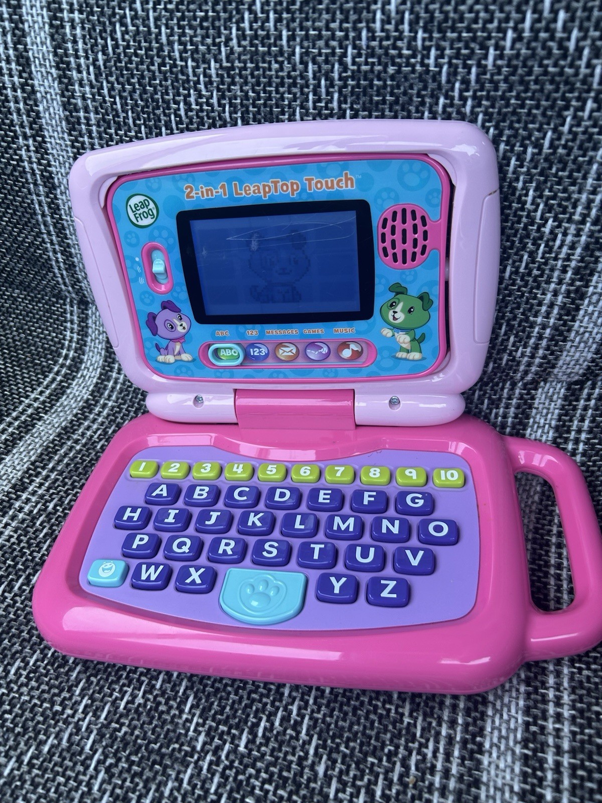 LeapFrog Pink My Own Leaptop Laptop Computer Kids Interactive Educational Tested