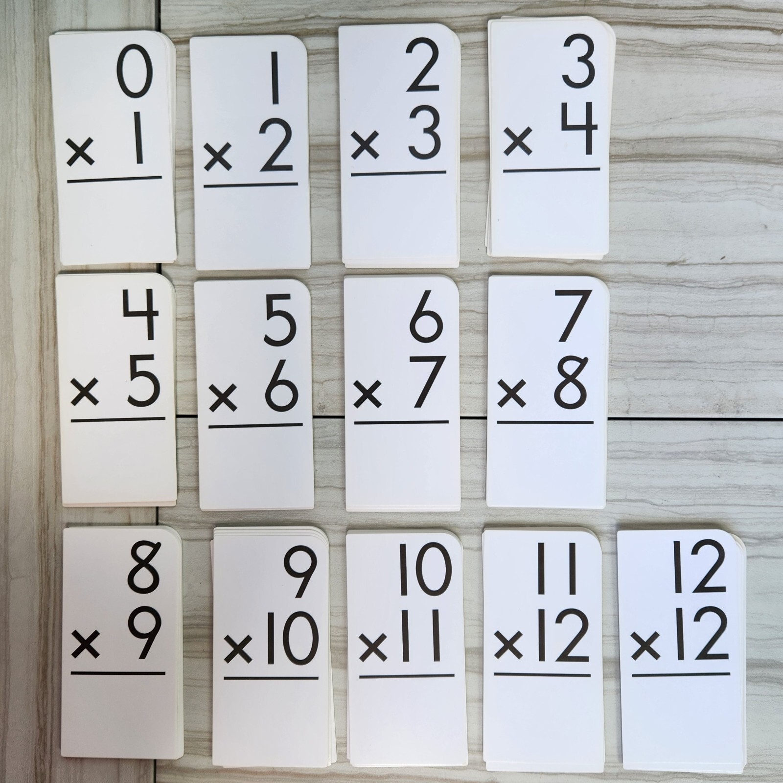 Trend Enterprises Flash Cards. Addition & Multiplication. All Facts 0 Through 12