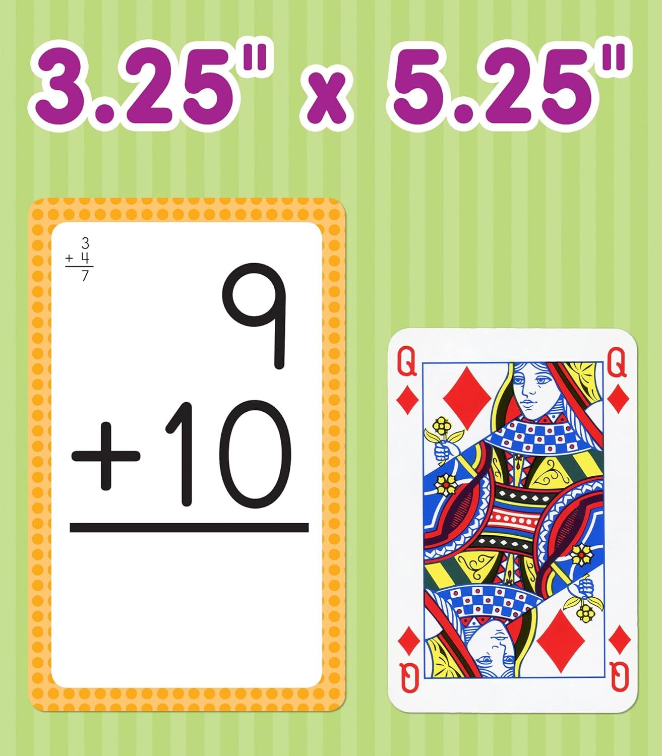 Carson Dellosa 4-Pack Math Flash Cards for Kids Ages 4-8, 211 Addition and Subtr