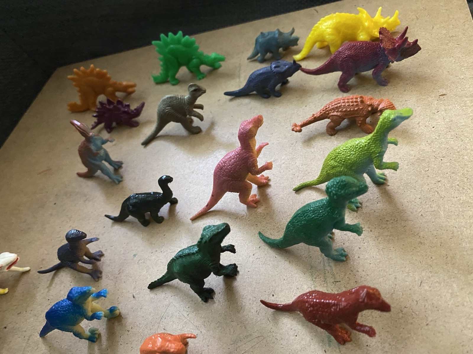 Toob SAFARI LTD Mini Figures Dinosaur Lot 36 pcs. Plesiosaur Allosaurus Etc