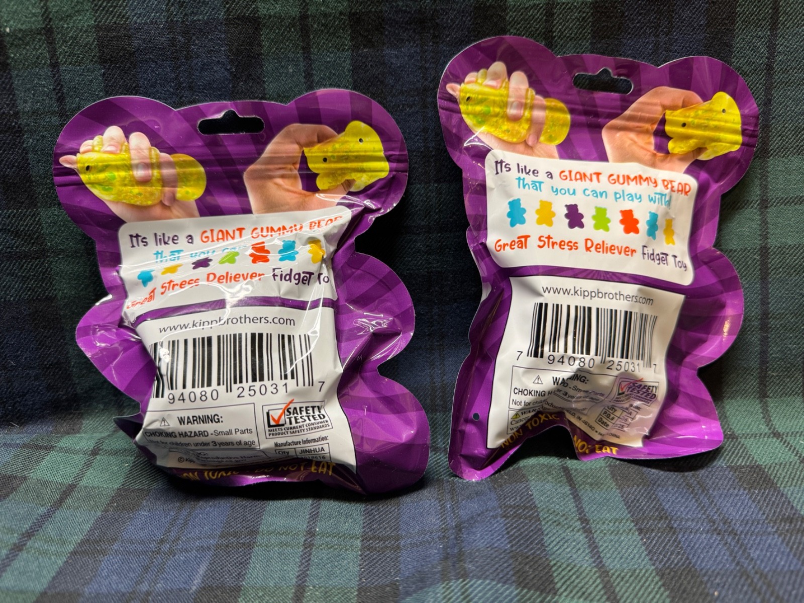 Fun Doh Squishy Bearz Fidget Bear 2 Pack