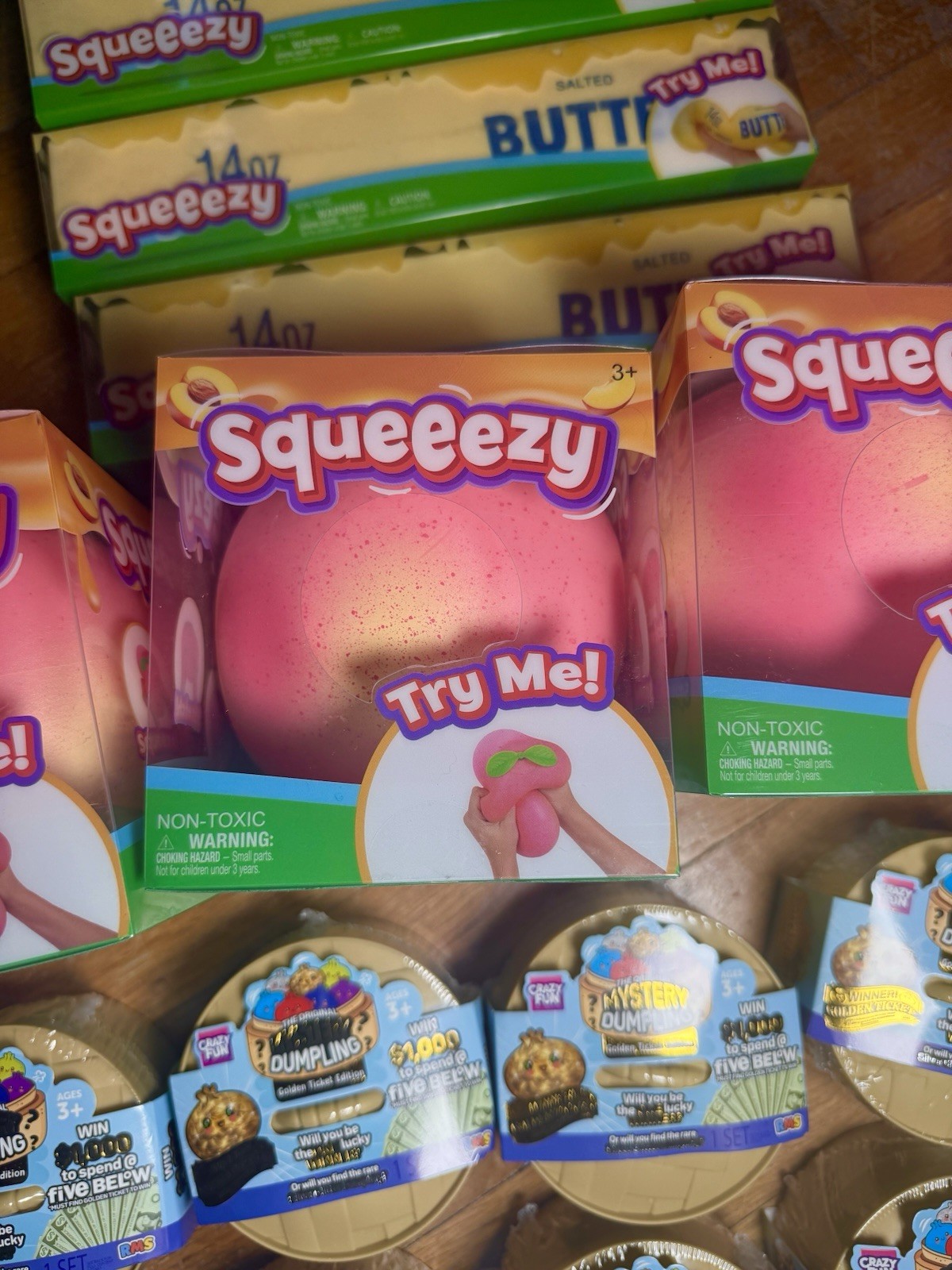 Viral Squeeezy Peach Sunny Day Jumbo Squishy Stress Toy