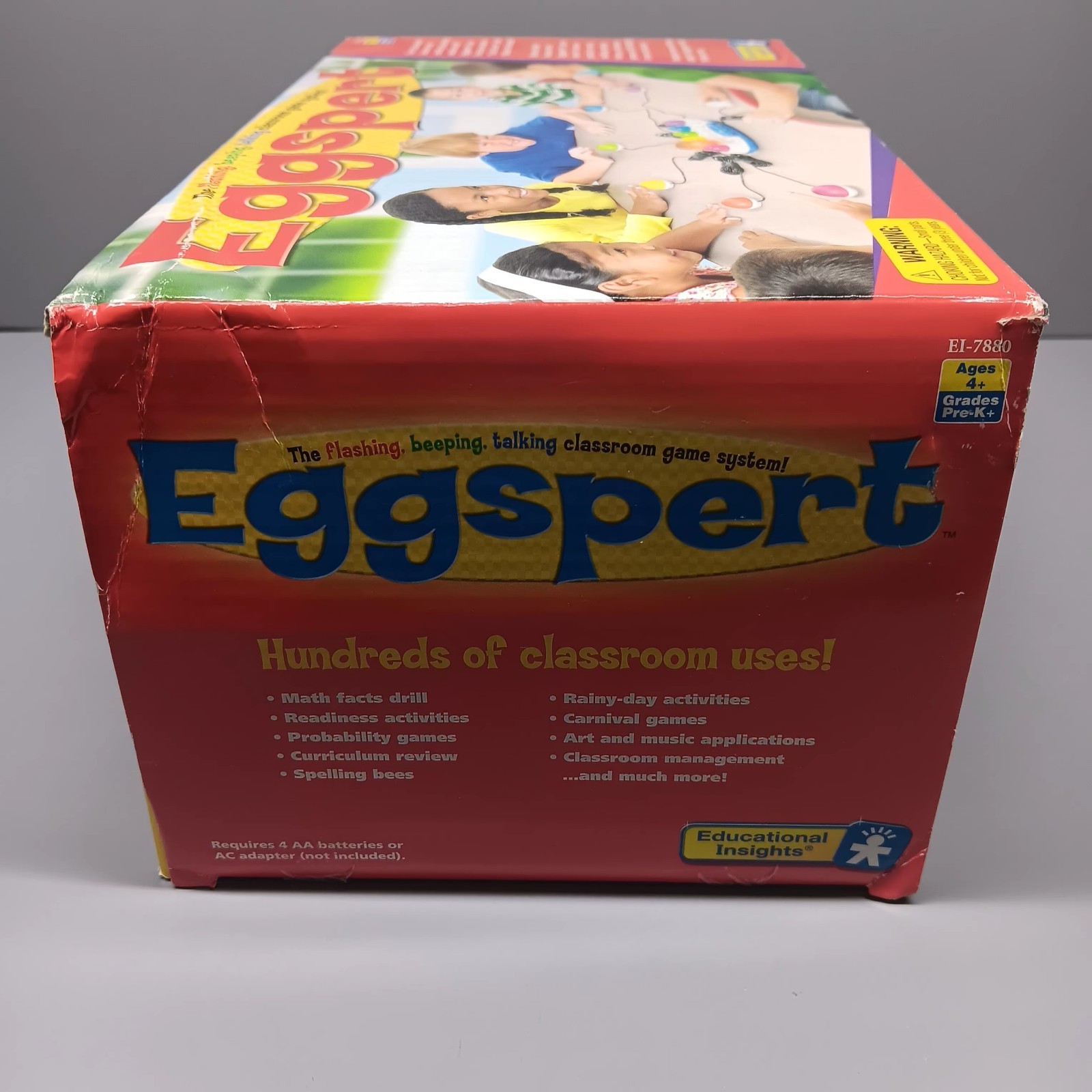 Eggspert Classic Educational Insights Classroom Buzzer Game Math, Spelling, Art