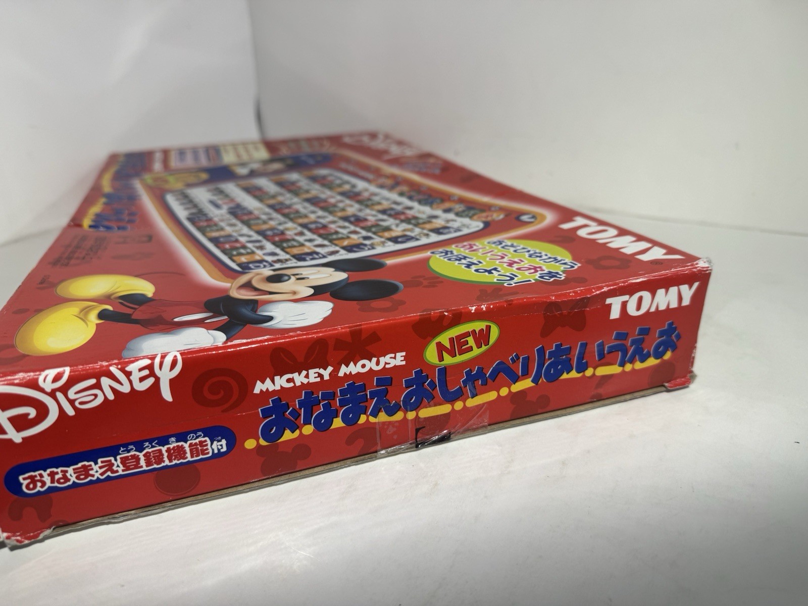 Disney Mickey Mouse 1995 TOMY Japanese Electronic Learning Hiragana Toy Game New