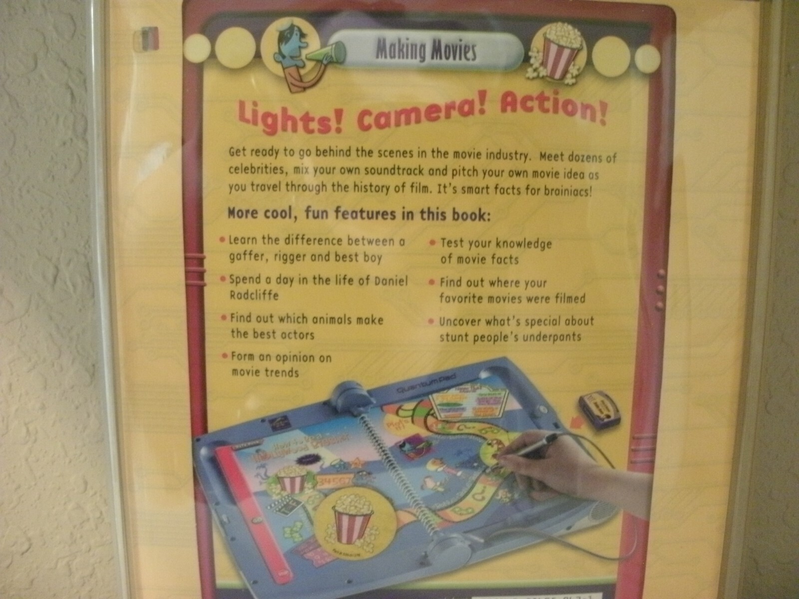 QUANTUM PAD ABOVE & BEYOND SERIES (MAKING MOVIES) HARRY POTTER AGES 8 AND UP!