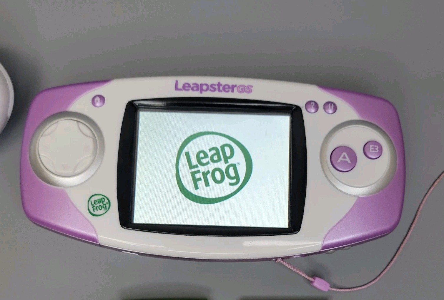LeapFrog Leapster GS Explorer Handheld – Purple & White -VG Condition Tested