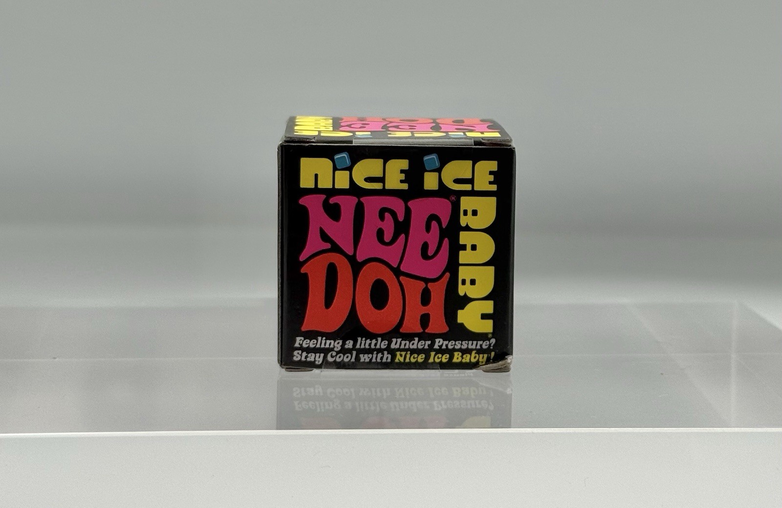 Needoh Squishy Nice Ice Baby Viral CUBE BRAND NEW-IN BOX AUTHENTIC BLUE