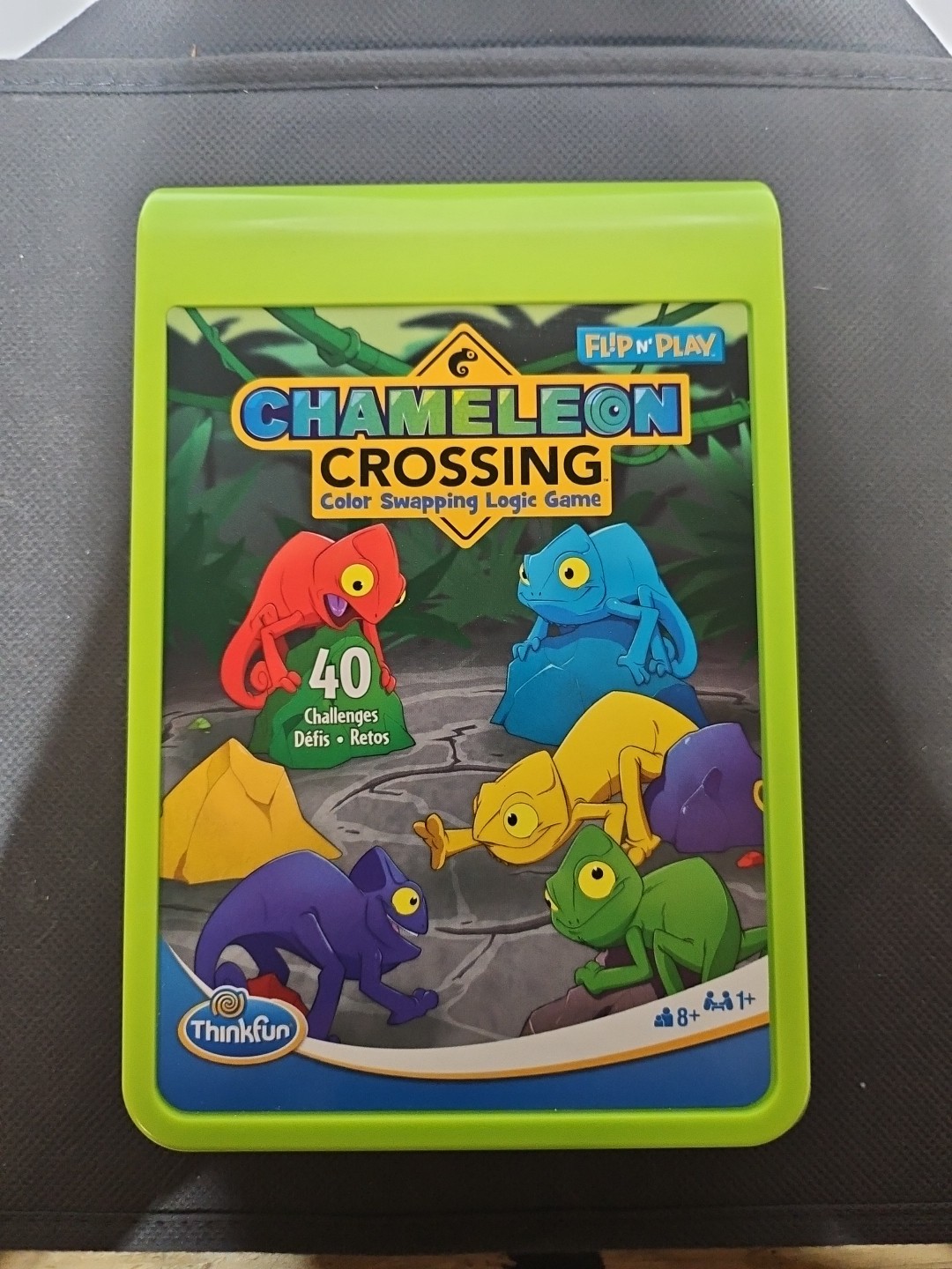 Flip N’ Play: Chameleon Crossing Travel Game for Road Trips, Plane Ride…