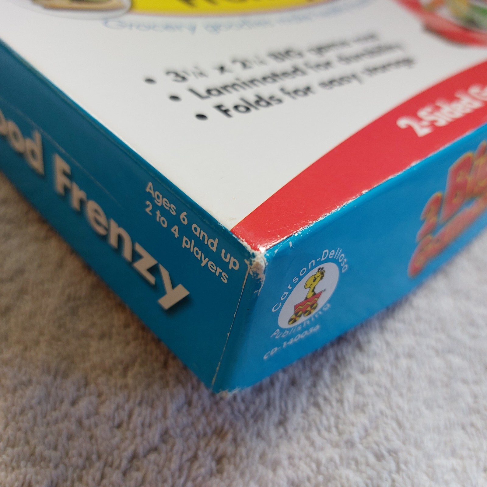 Carson Dellosa Center Solutions 2 Big Games Laminated Food Frenzy CD-140056