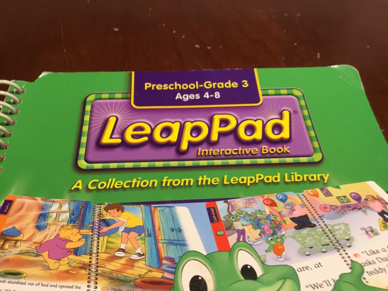 Leap Frog Pad Interactive Book Ages 4-8 Book Only