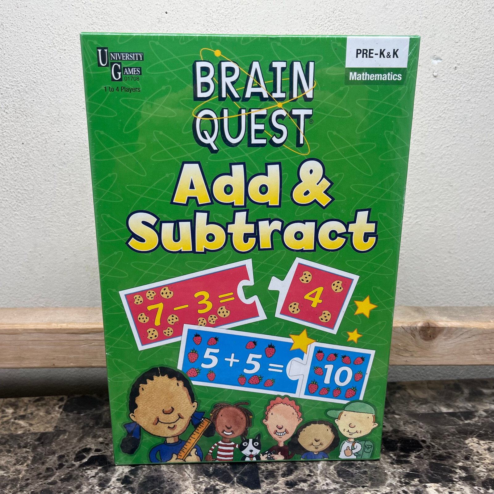 University Games Brain Quest Add & Subtract Pre-K & K Mathematics Education Game