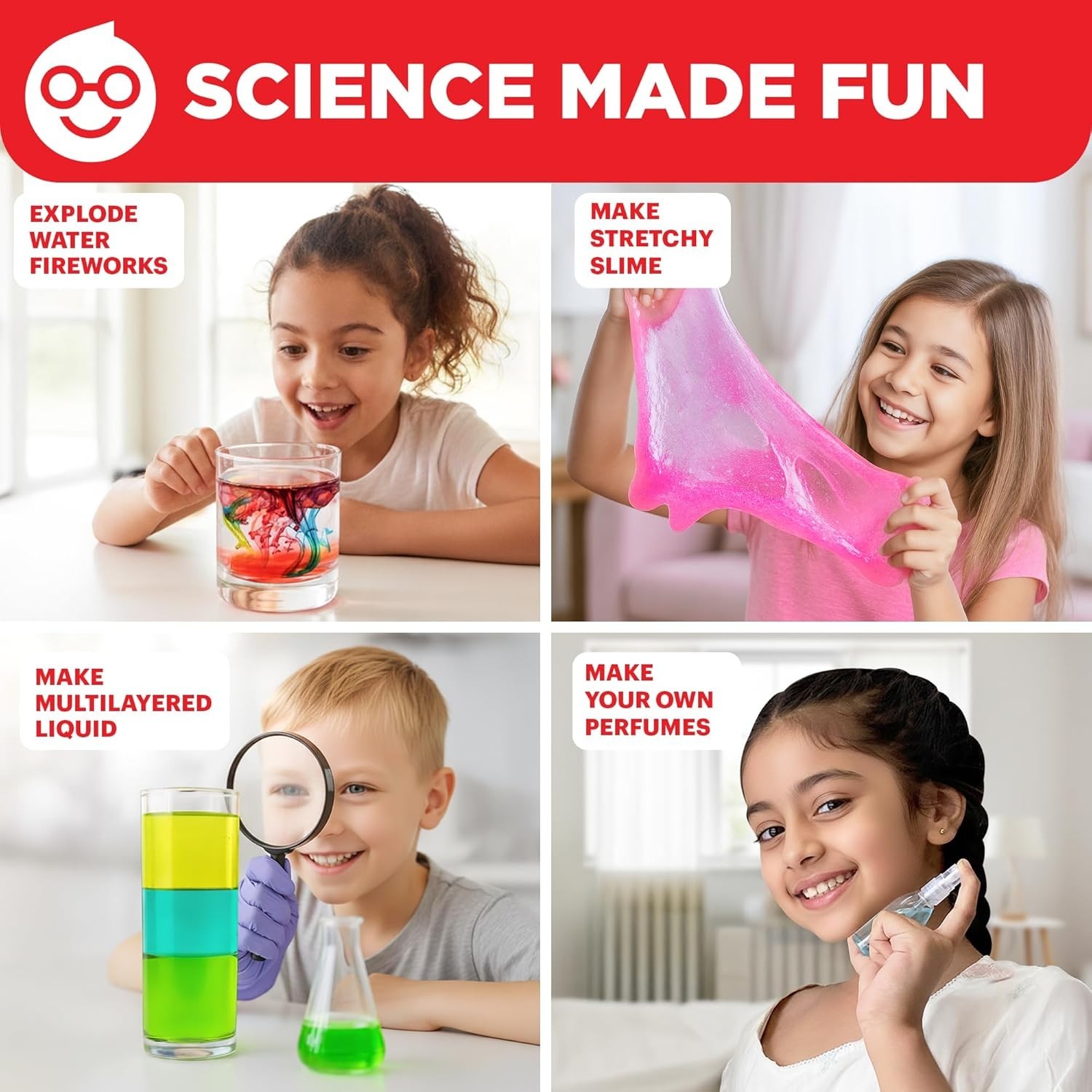 Educational Toy Stem Kit Ages 4-8 | 100+ Experiments