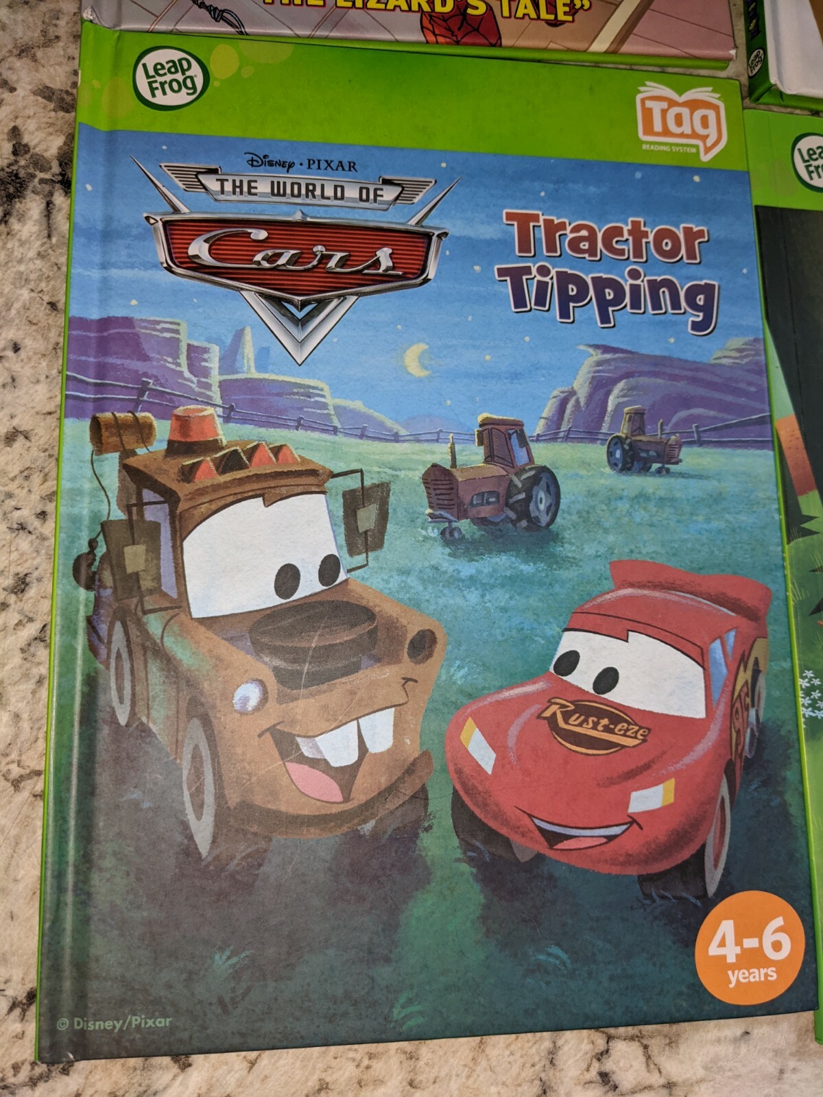 Lot 4 LeapFrog🐸 TAG Reading System Book 4-8 Years Spiderman Toy Story, Cars 📚