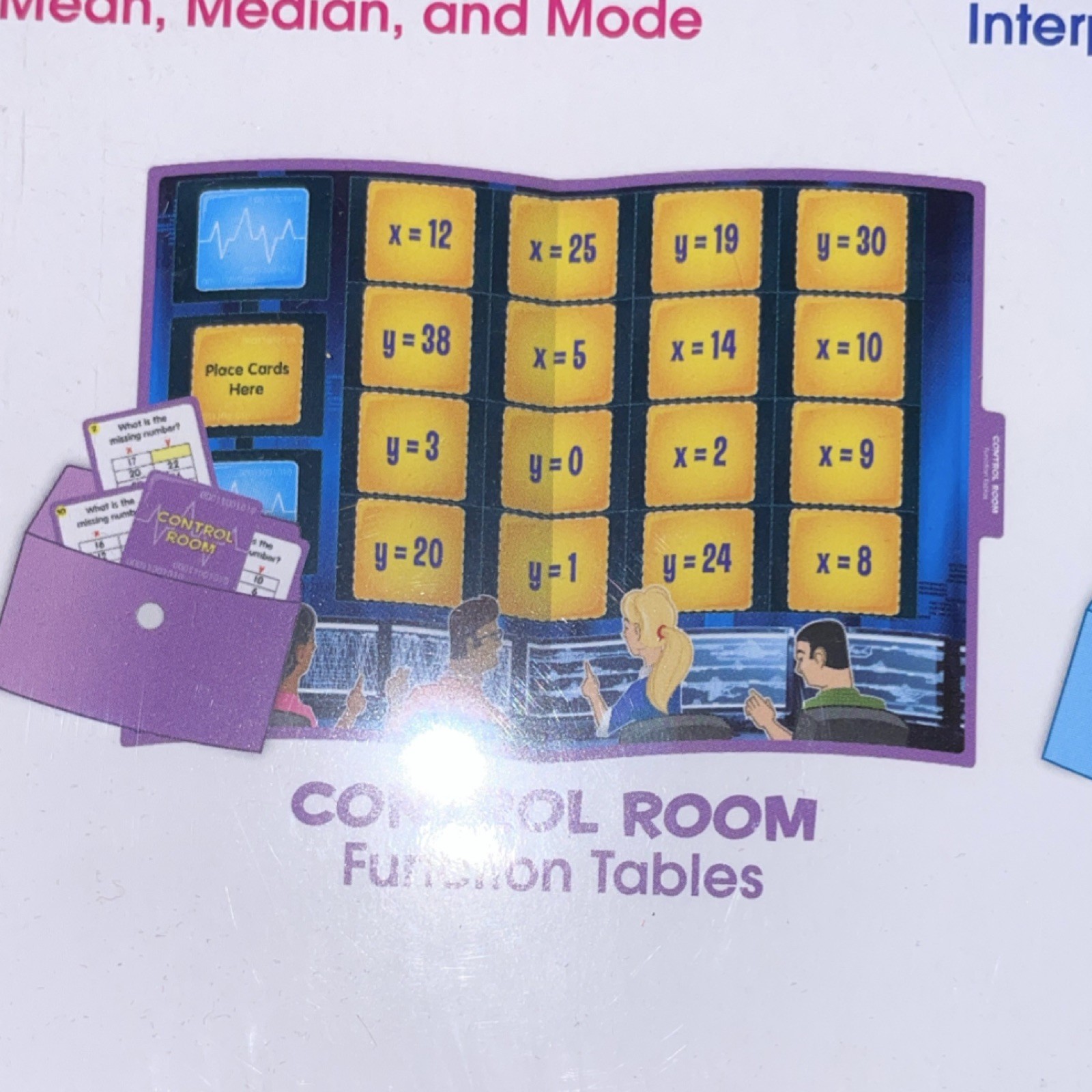 Lakeshore Data & Probability Elementary Folder With 10 Games for Ages 9+