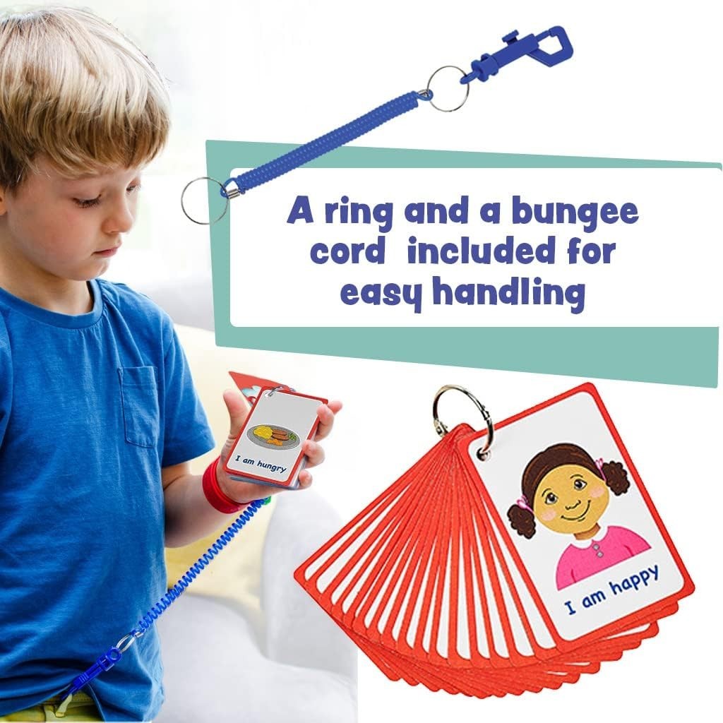Special Needs Communication Flash Cards Autism Speech Delay Visual Aid