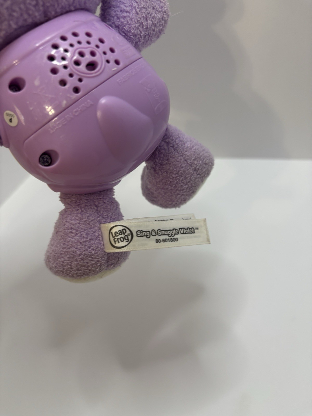 Leap Frog Sing & Snuggle Violet Purple Puppy Musical Interactive Plush Toy WORKS