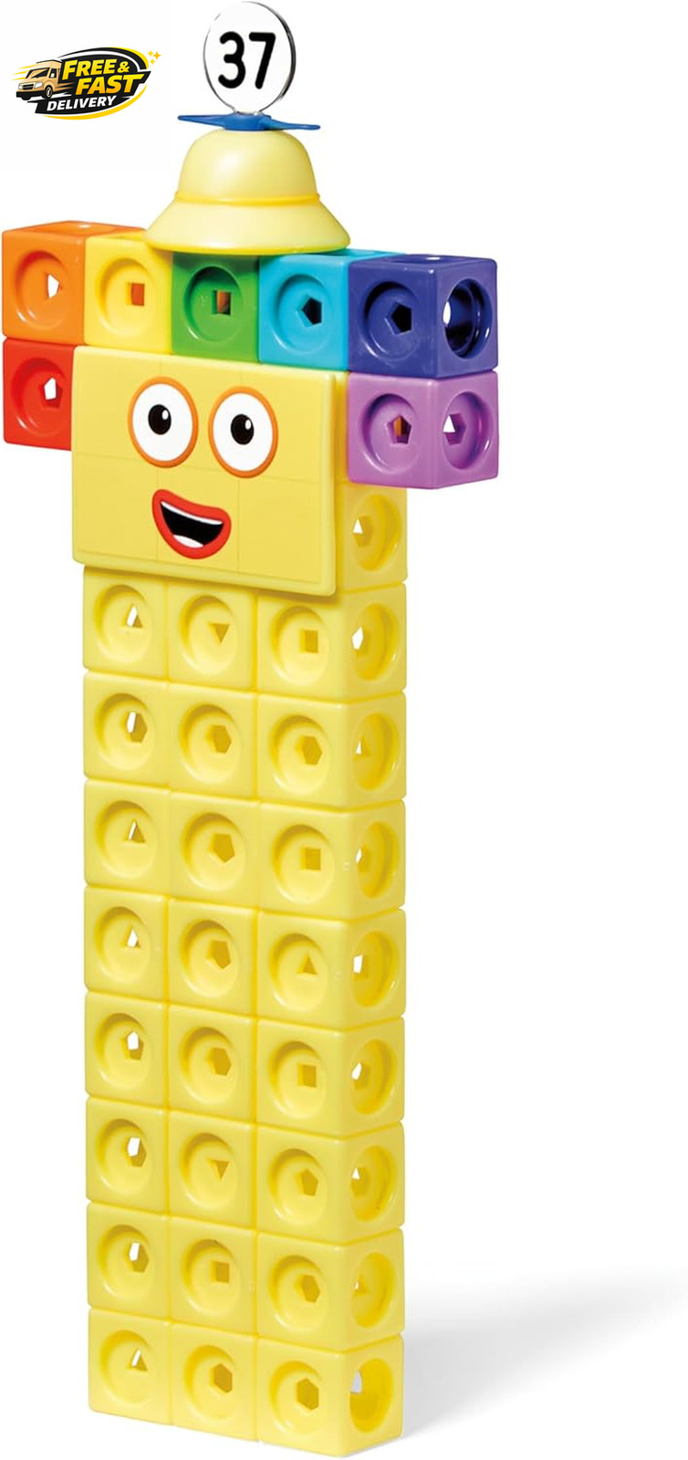 31-40 Mathlink Cubes Activity Set – Learn Numbers & Early Math Skills, Preschool