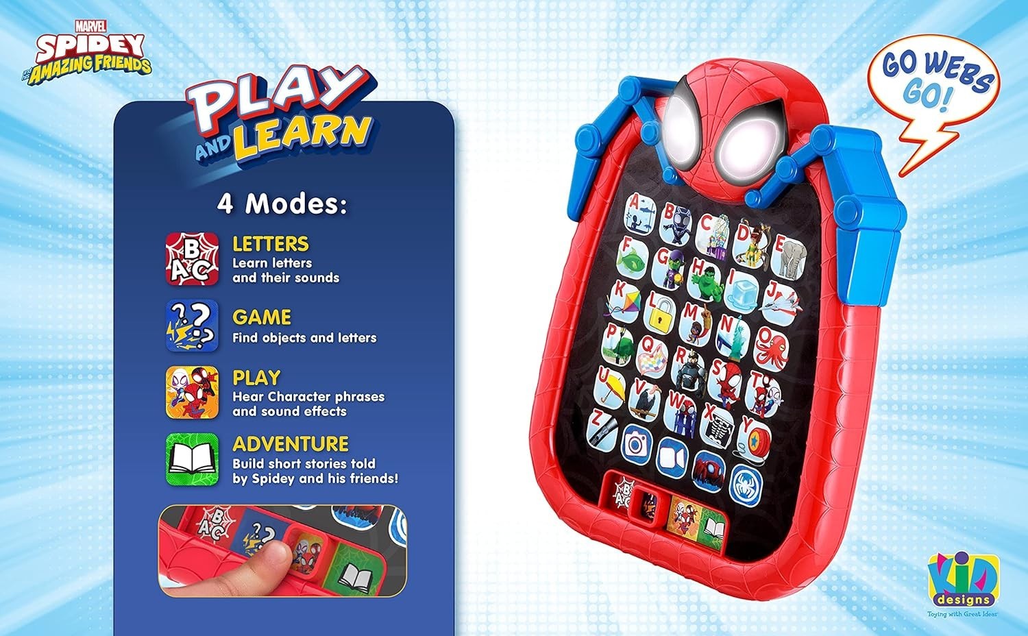 Play and Learn Adventure Tablet: Interactive Games for Kids Aged 3 and Up