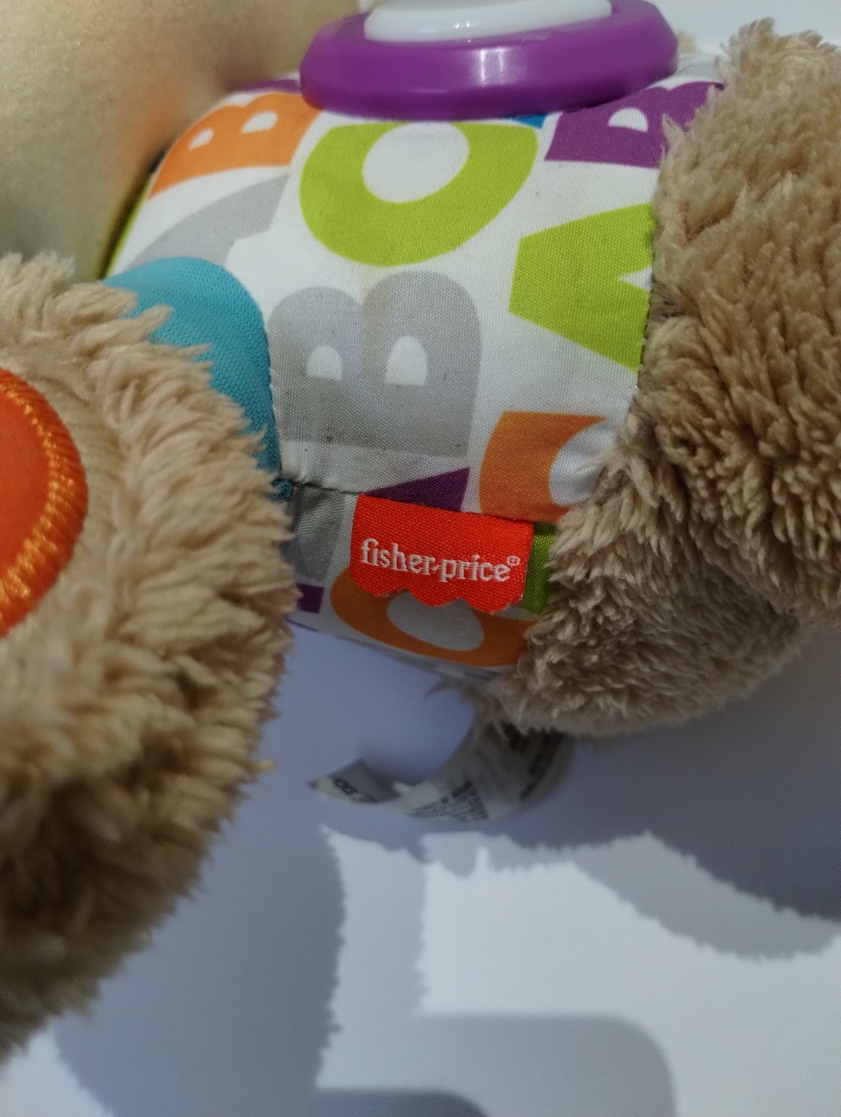Fisher Price Smart Stages Talking Teddy Bear Interactive Plush Toy Works Sounds