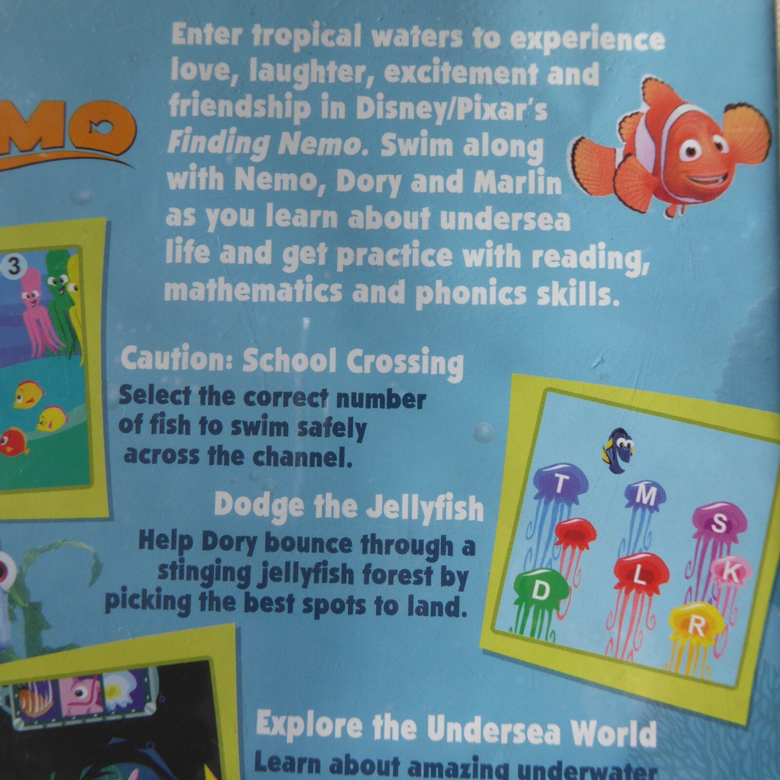 Leap Frog Leapster Learning Game Lot – Finding Nemo & Toy Story + Backyardigans