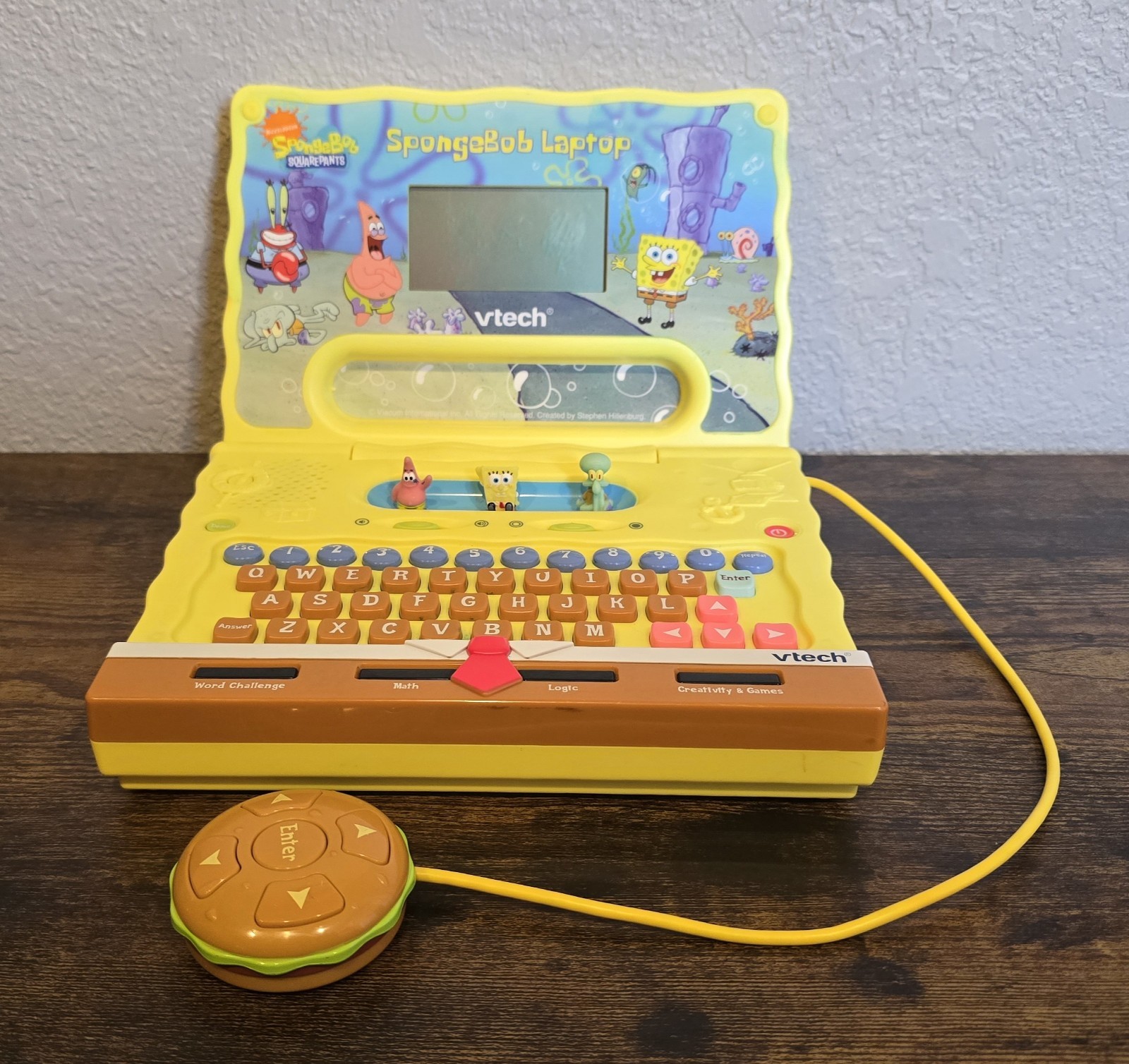 Vtech SpongeBob SquarePants 15 Activity Educational Laptop Vintage – Working