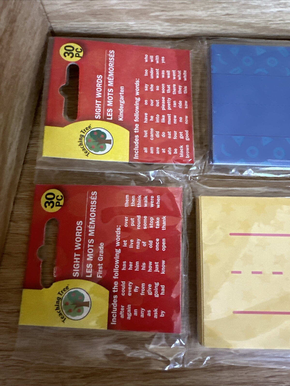 Teaching Tree Sight Words Flash Cards Vocabulary Kindergarten & First Grade 10″