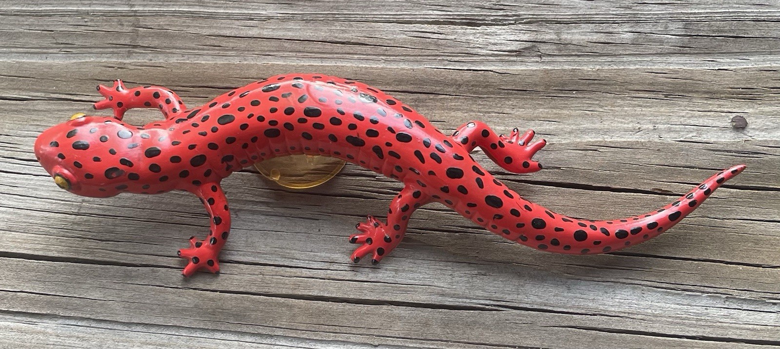 Red Salamander 1995 Safari Ltd Vintage Rubber Toy Figure Tennessee Aquarium Cute