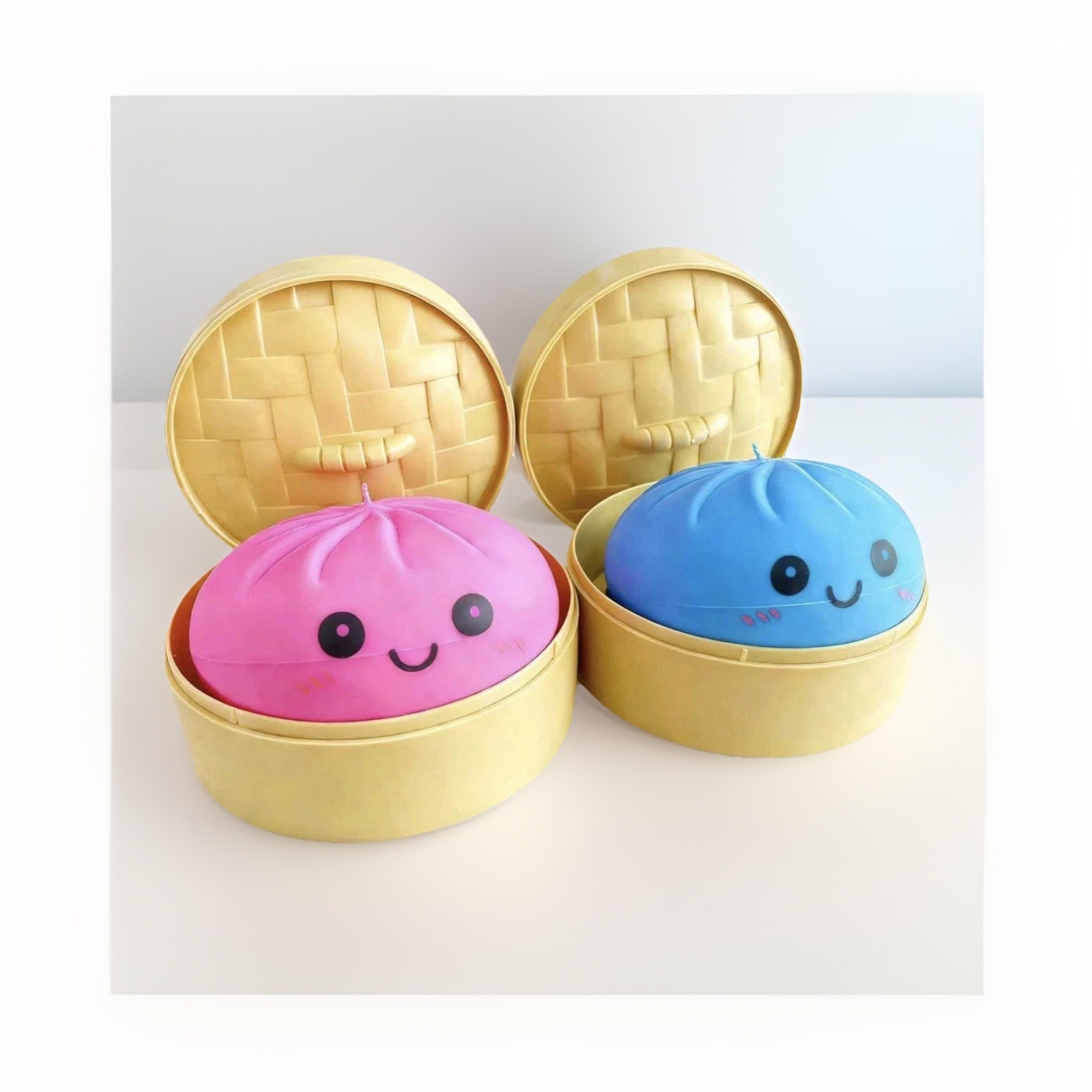 Dumpling Squeeze Toys Multicolor for Kids 3-11 Years Sensory Stress Relief