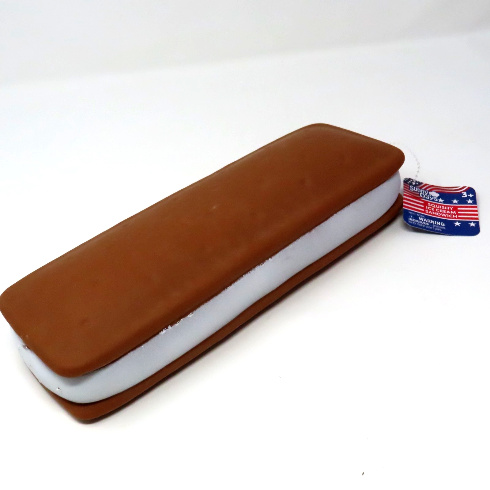 Sunny Days Jumbo Ice Cream Sandwich Squishy Squeezy Sensory Toy Fidget NEW