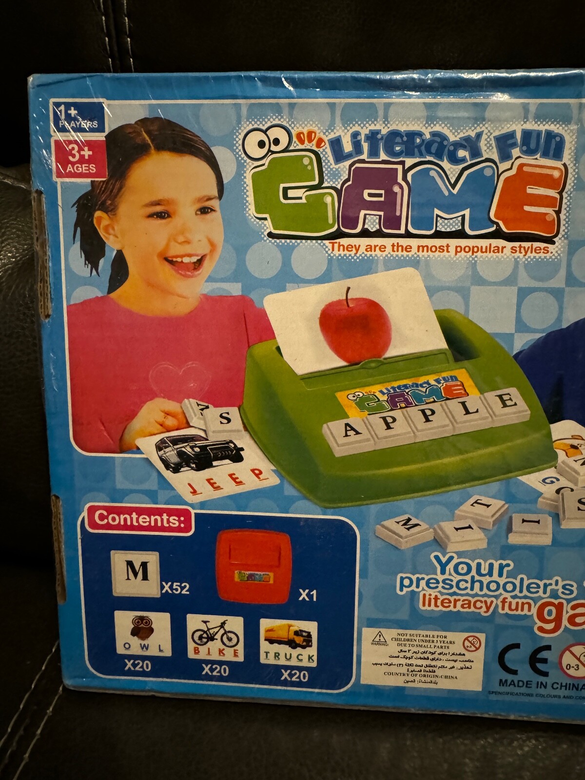BRAND NEW LITERACY RED FUN GAME PRESCHOOL EDUCATIONAL 3+ 1 PLAYER LEARNING GAME