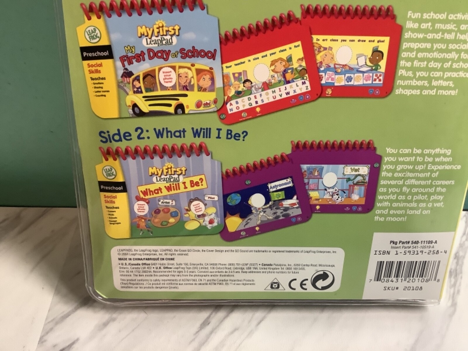 My First LeapPad: Preschool Social Skills – First Day of School Interactive Book