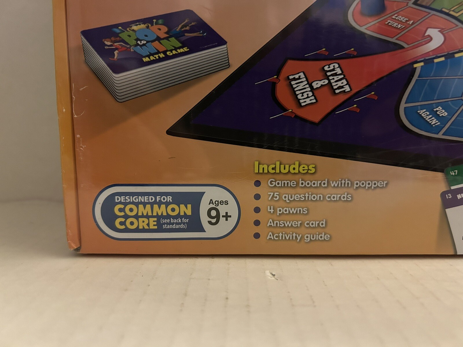 Pop To Win Math Game Grade 4 (Ages 9+) by Lakeshore – Common Core 2-4 Players