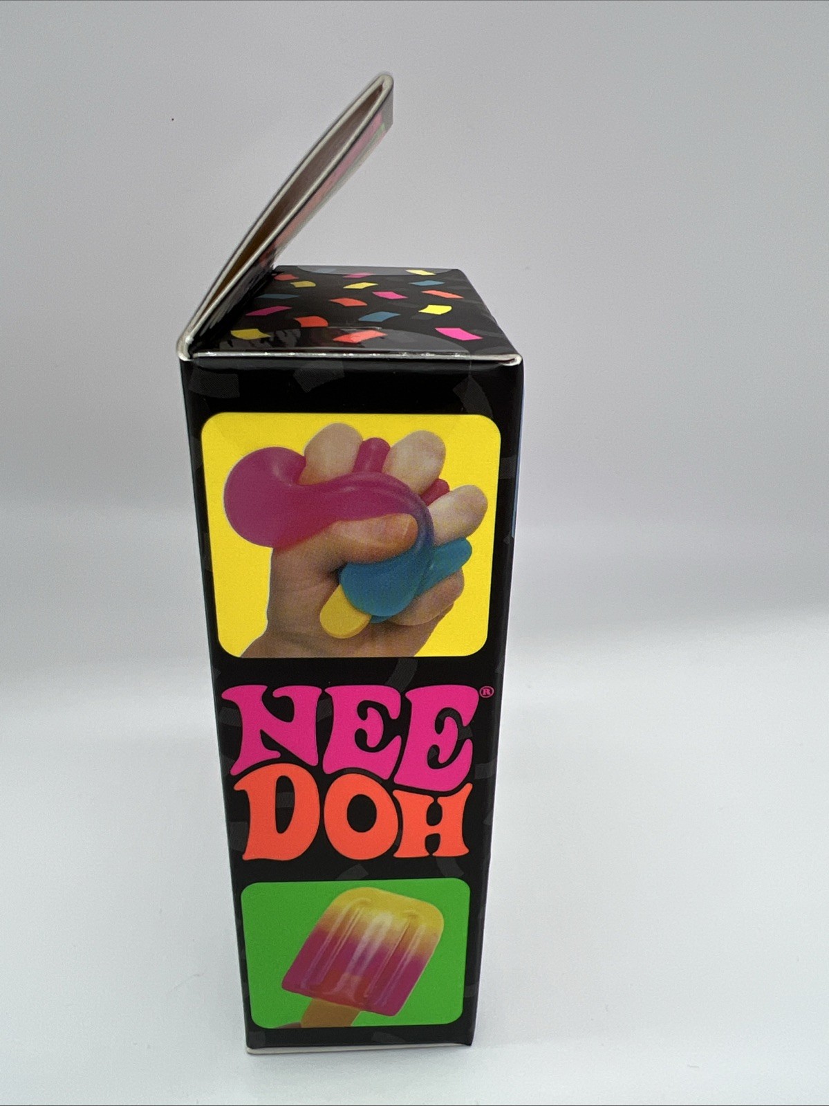 RARE MISPRINT! 😮 Nee Doh Nice-Sicle Popsicle NEEDOH -Red, White, and Blue ERROR