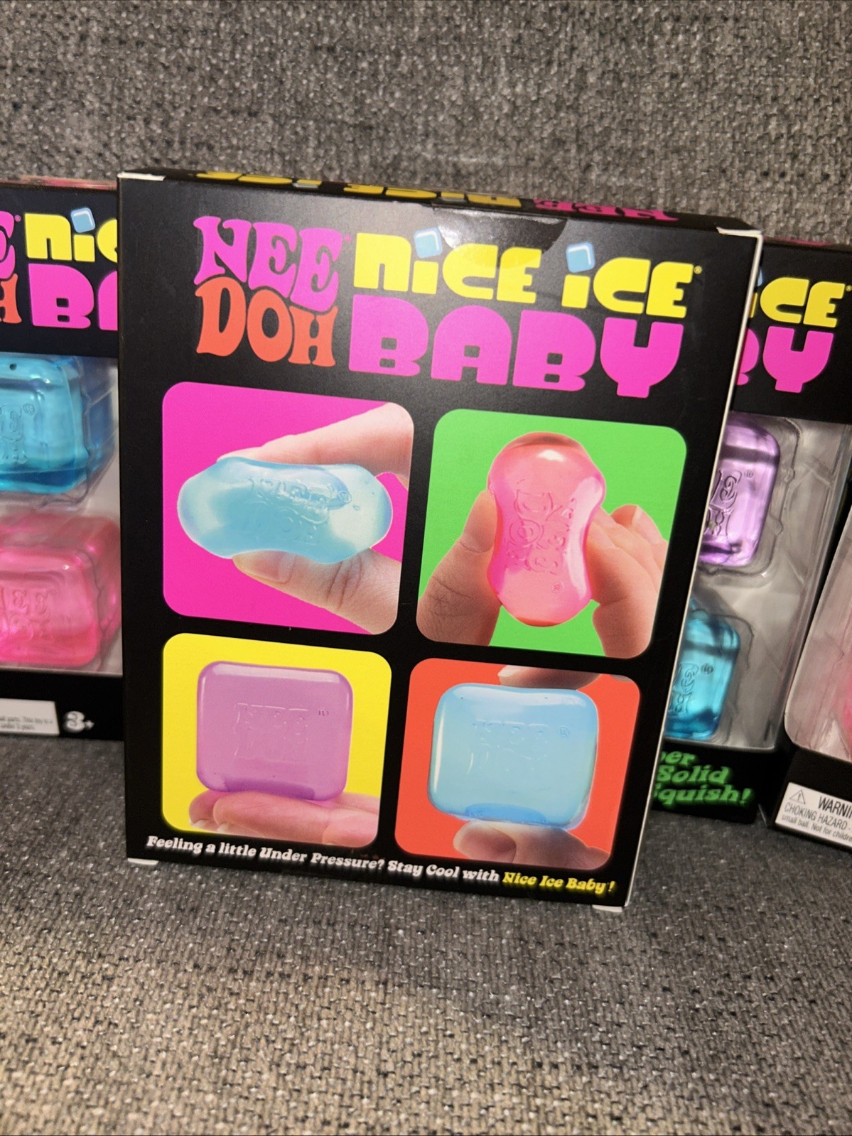 NEW Needoh Nice Ice Baby 4 Pack (Mini Nice Cubes) (x1)