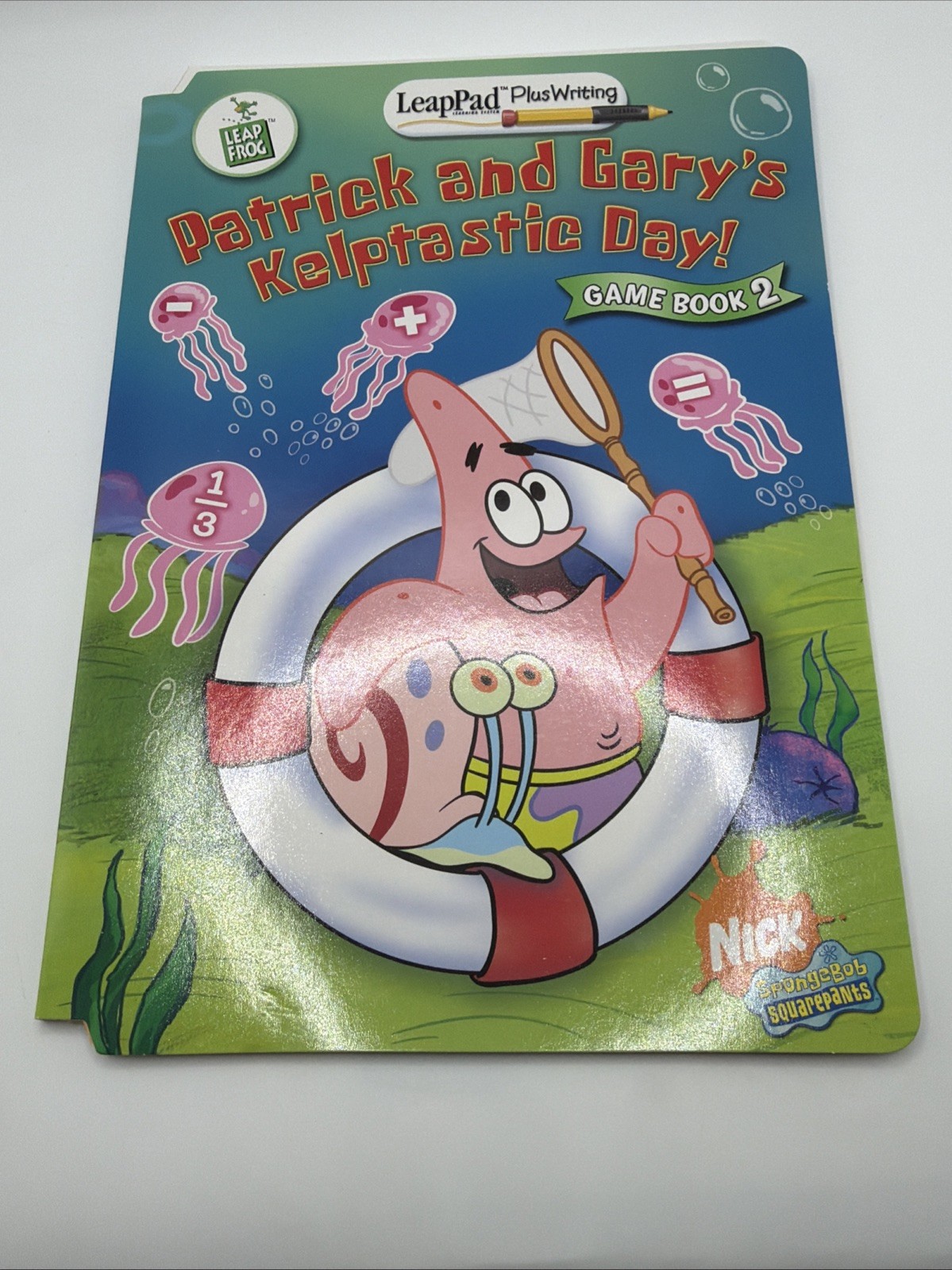 LeapPad Plus Writing Patrick and Gary’s Kelptastic Day Game Book 1&2 +Cartridge