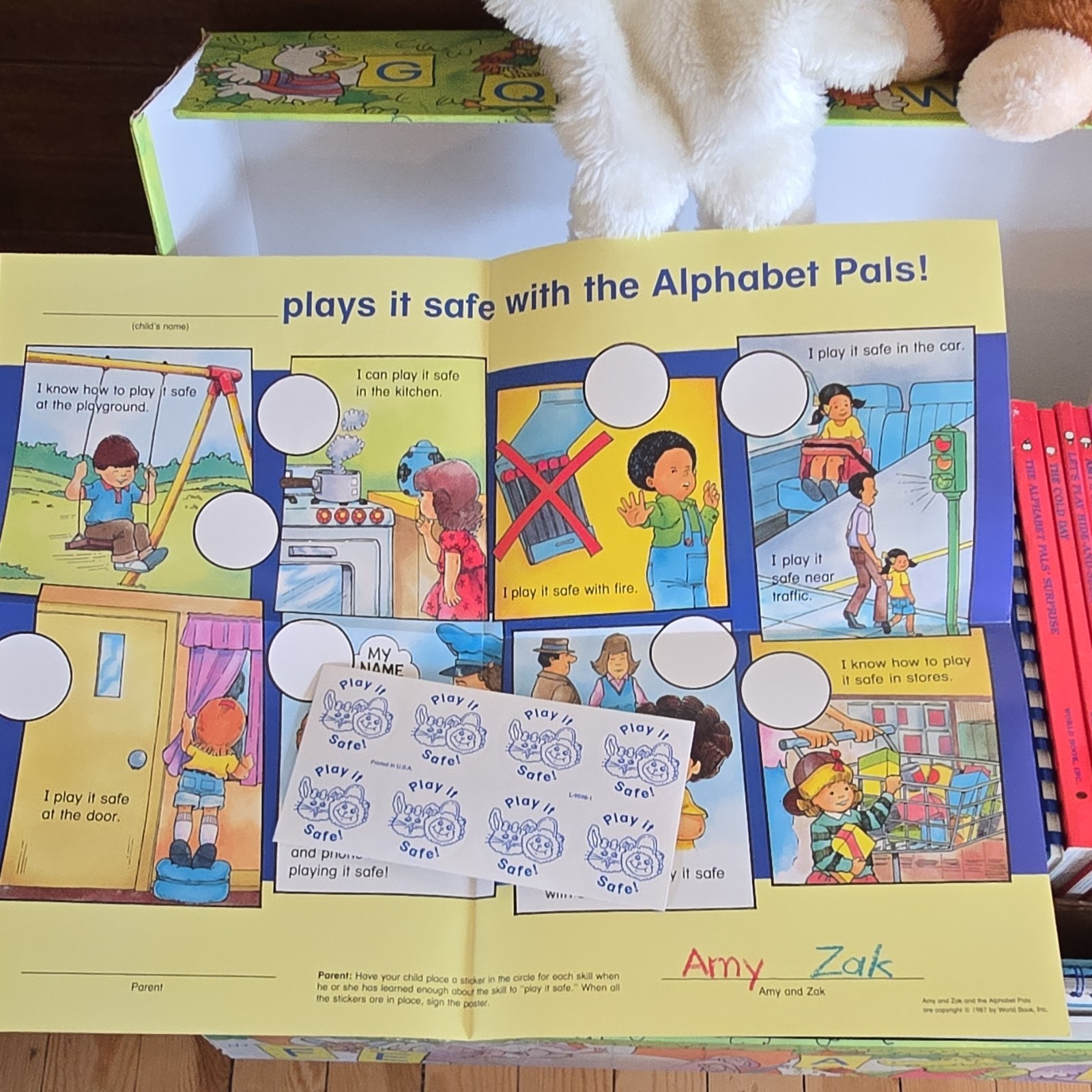 World Book Alphabet Pals Preschool Reading & Writing Set 1987 Ages 3-7 complete