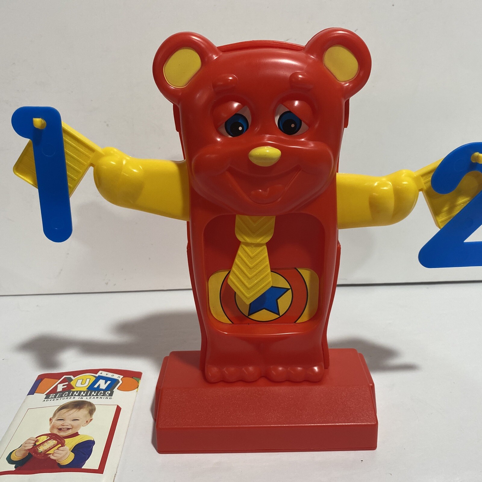 Avon Fun Beginnings Teddy Bear Number Scale Addition Math Readiness- Complete
