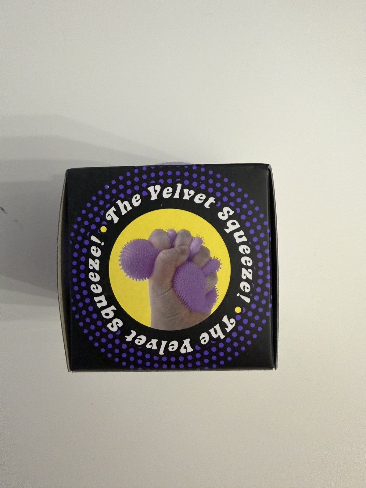 Purple Needoh FUZZ BALL Flower Power Nee Doh Squish Stress Ball NEE-DOH Fuzzball