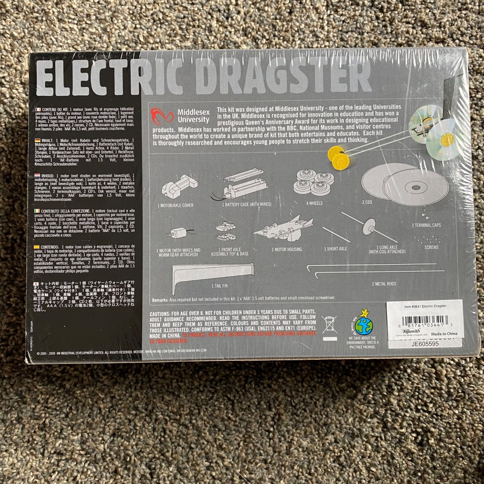 4M Electric Dragster Fun Mechanics Kit Science Experiment Middlesex BBC NEW NIB
