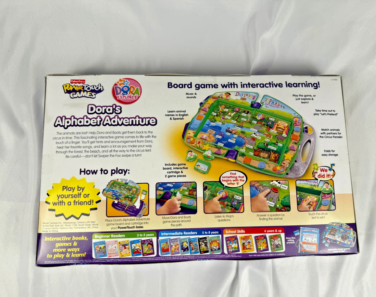 Vintage Dora’s Alphabet Adventure Fisher-Price PowerTouch Game NEW, Read Details