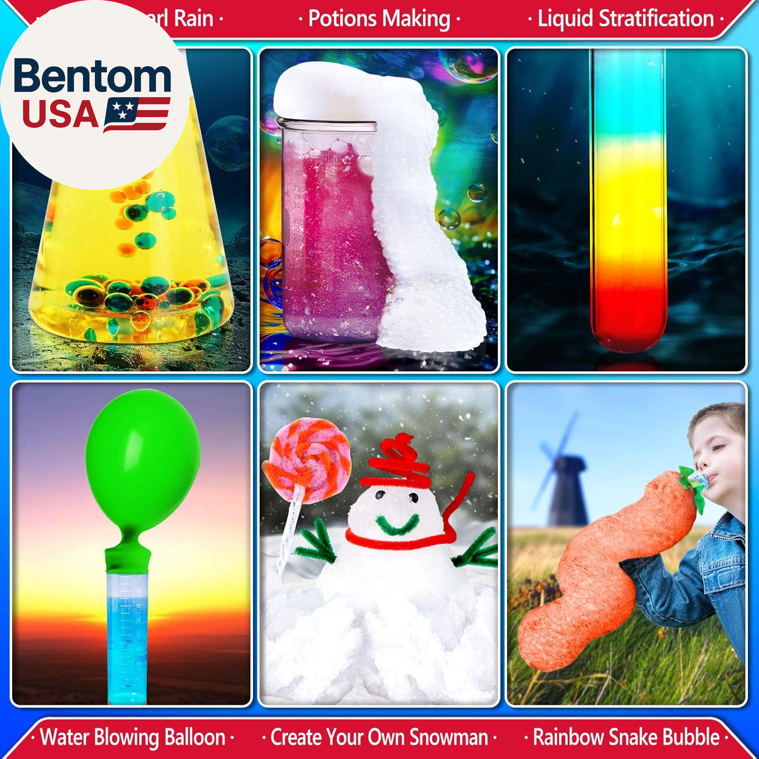 210 Experiments Science Kit for Kids, Boys Girls Birthday Toys Gifts Idea, Chemi
