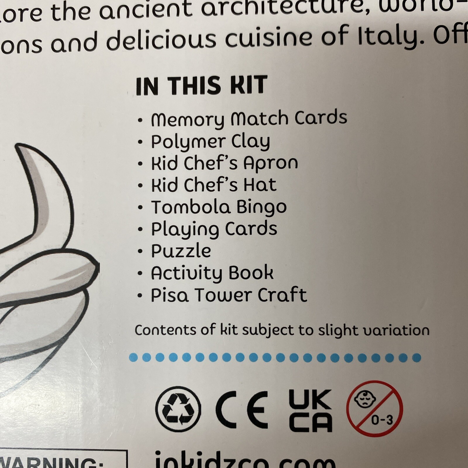 In Kidz Italy Kit