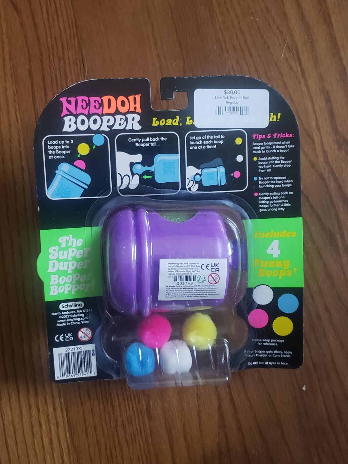 Extremely Rare PURPLE NeeDoh Booper- 100% Authentic- Brand New Nee Doh!