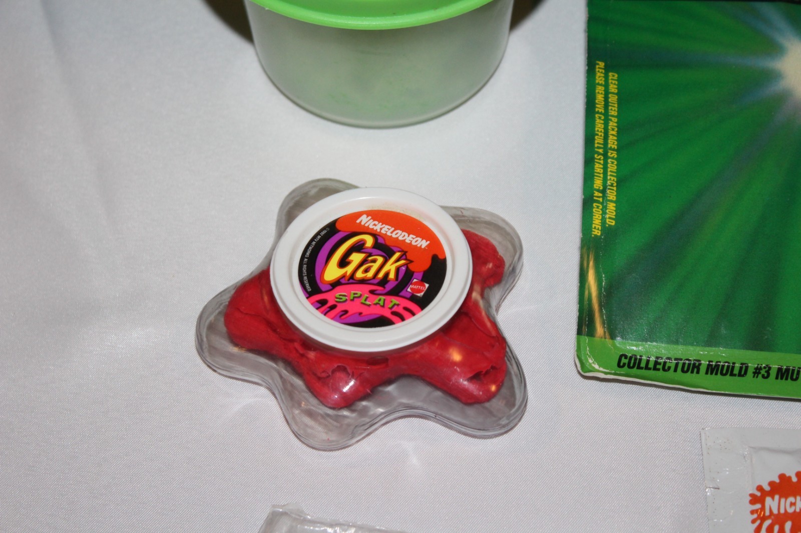 1990s Nickelodeon Thingmaker Monster Mix Mold packets Gooze Gak Splat & Floam