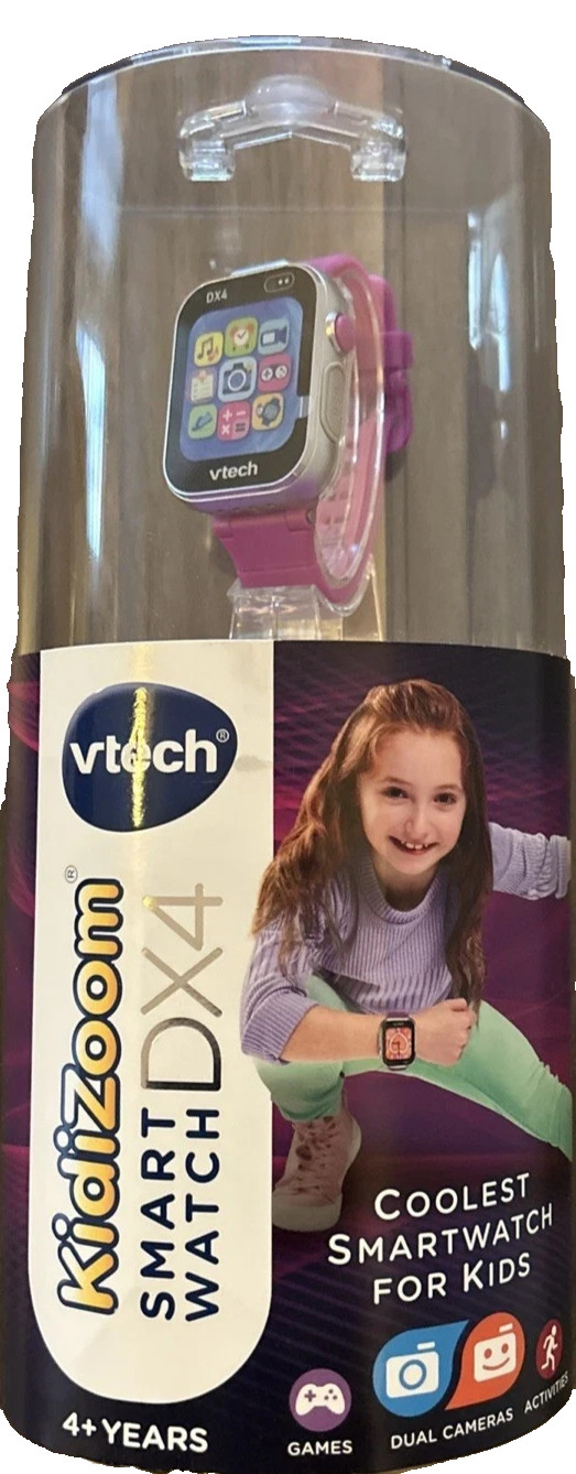 VTech KidiZoom Smartwatch DX4 (Purple) Kids Smartwatch – NEW FAST FREE SHIP