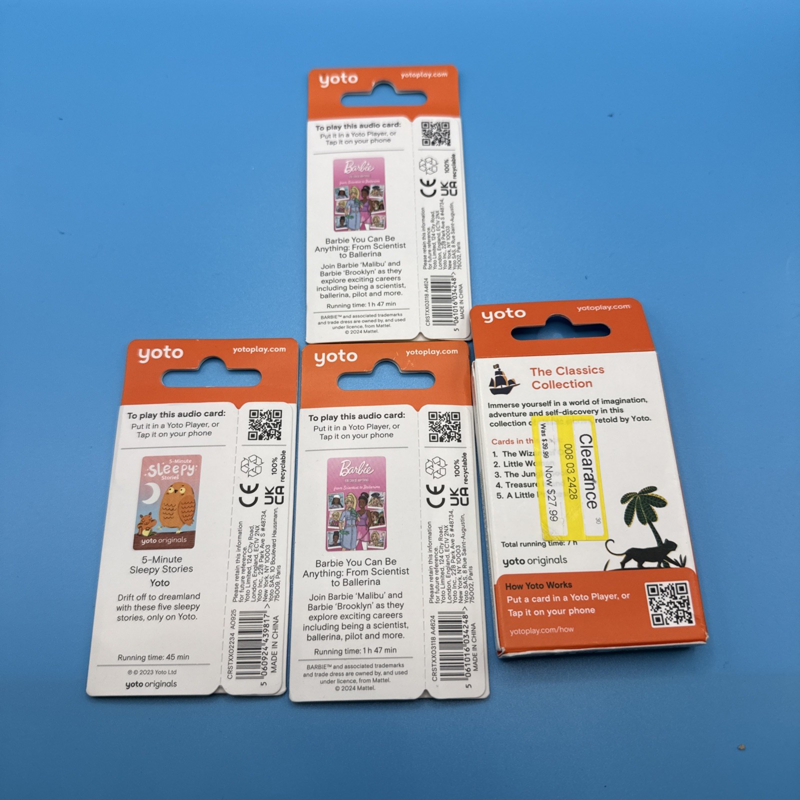 YOTO Audio Cards Lot – Brand New –