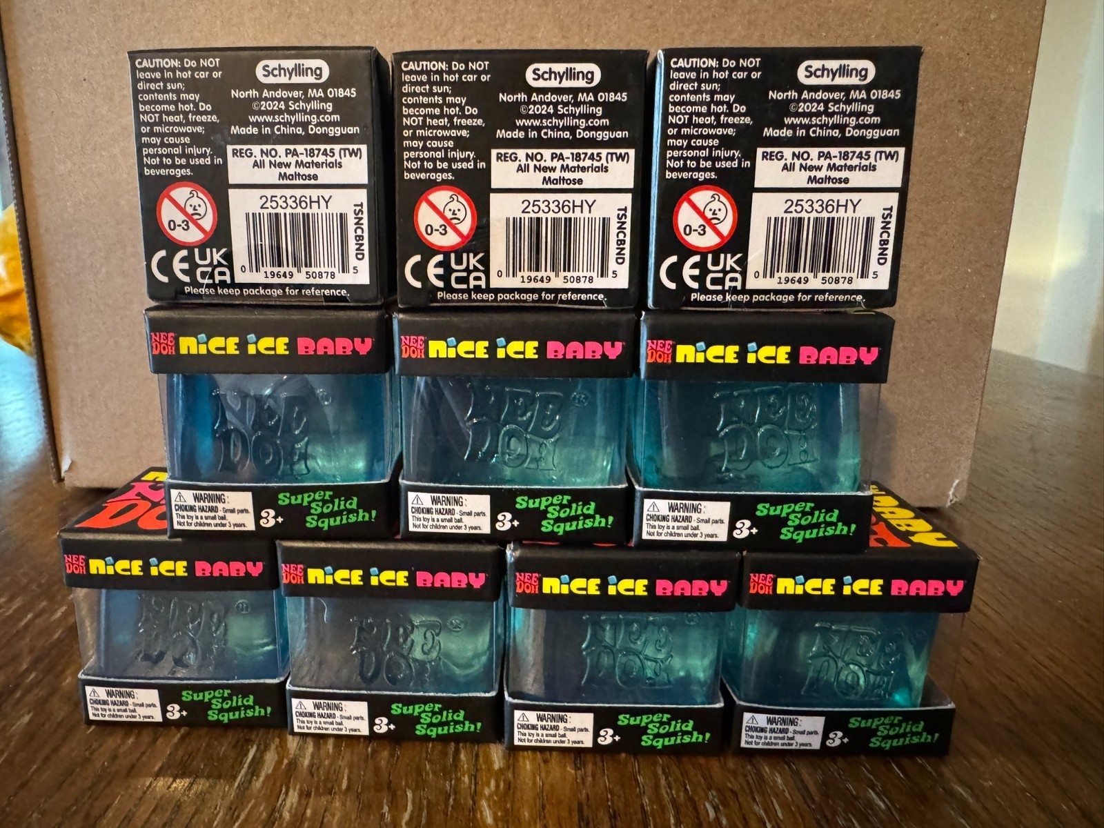 NEW NeeDoh Nice Ice Baby Lot Of 10 AUTHENTIC, SEALED, All Blues.