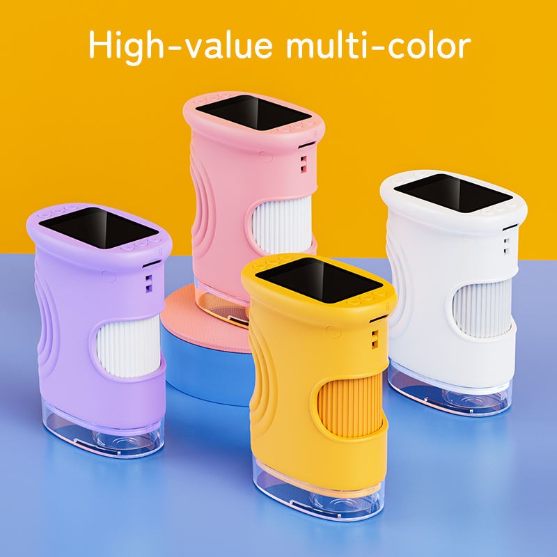 1000X Digital Portable Microscope for Kids with 2.0″ IPS Screen Mini Pocket STEM