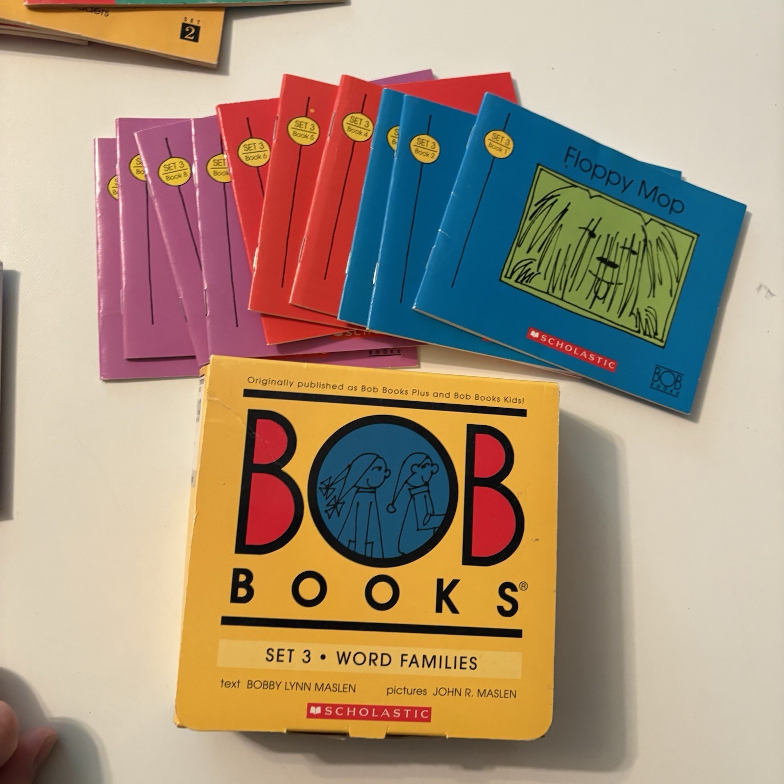 Scholastic Bob Books Four Sets Reading & Writing Preschool Kindergarten Ages 4-7